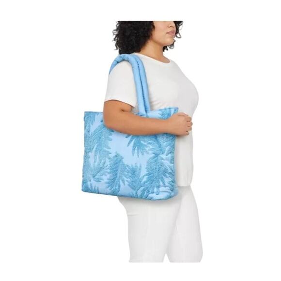 New Shade & Shore Light Blue Terry Tote - Picture 2 of 5